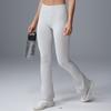 Summer new mid-waist yoga wide-leg pants breathable belly-closing fitness flared pants slim-fitting sports slightly pulled trousers