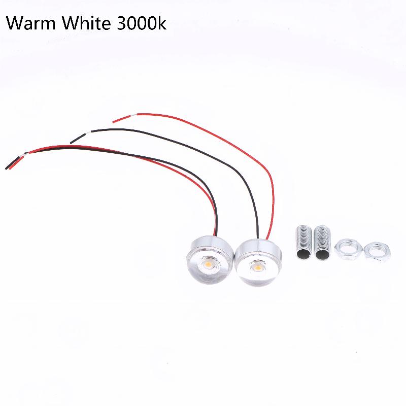 2 Stück 12V LED-Birne Lampe Mini Einbau-Downlight 3000/6500K Warmweiß/Reines Weiß Für Schrank Auto Wohnmobil Schrank Aufputz-Strahler