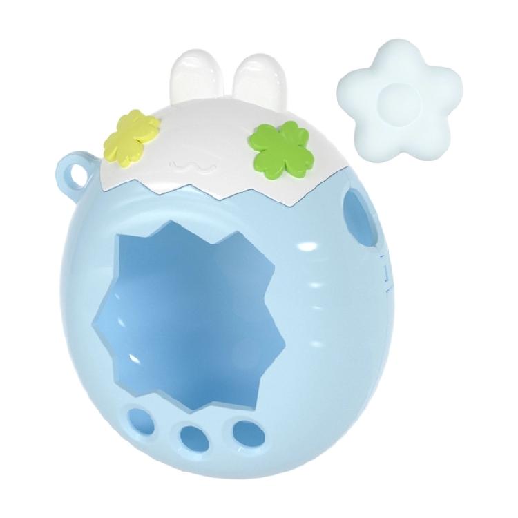 Handheld Game Console Shell Accessory for Paradise Virtual Pet Device, PC Cover with Ear Top Styling and Matching Button Piece Set