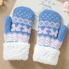 Fleece Lined Children's Mittens Double Layer Kids Warm Gloves New Winter Mittens  Winter Wear