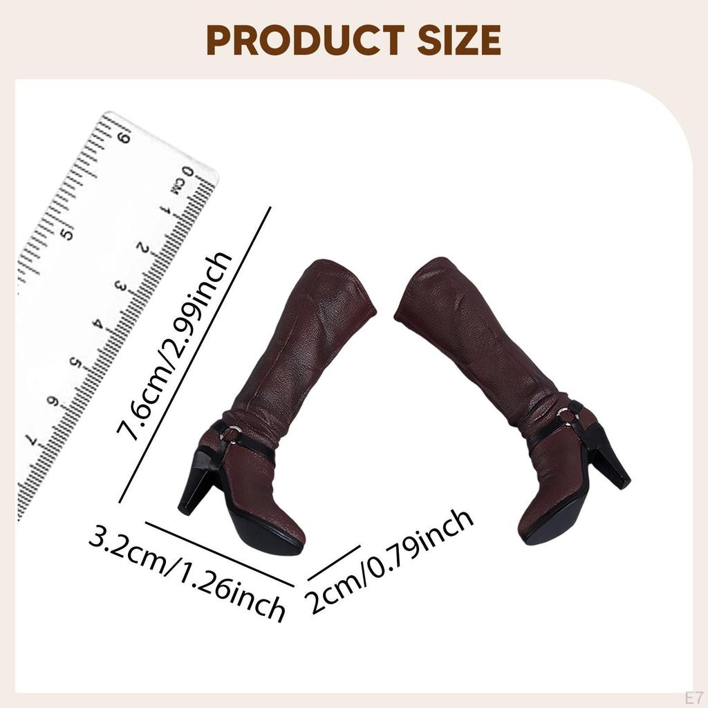 1/6 Action Figure Shoes 12 Inch Boots Fashion Collection Miniature Photo Props for