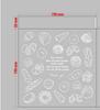 Transparent Self-Adhesive Bags for Bread, Donuts, Bagels & More - Disposable & Ideal for Food Storage