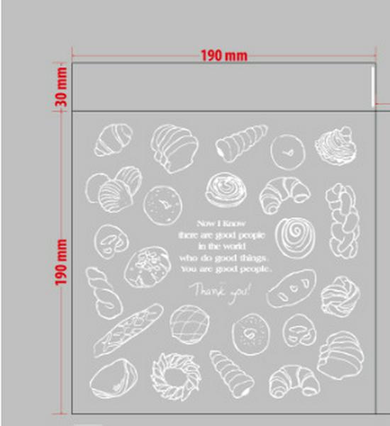 Transparent Self-Adhesive Bags for Bread, Donuts, Bagels & More - Disposable & Ideal for Food Storage