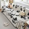 Fish Print Blanket Single Four Season Chenille Sofa Cover Dust Anti-cat Scratch Protection Cover Sofa Leaf Blanket Mat