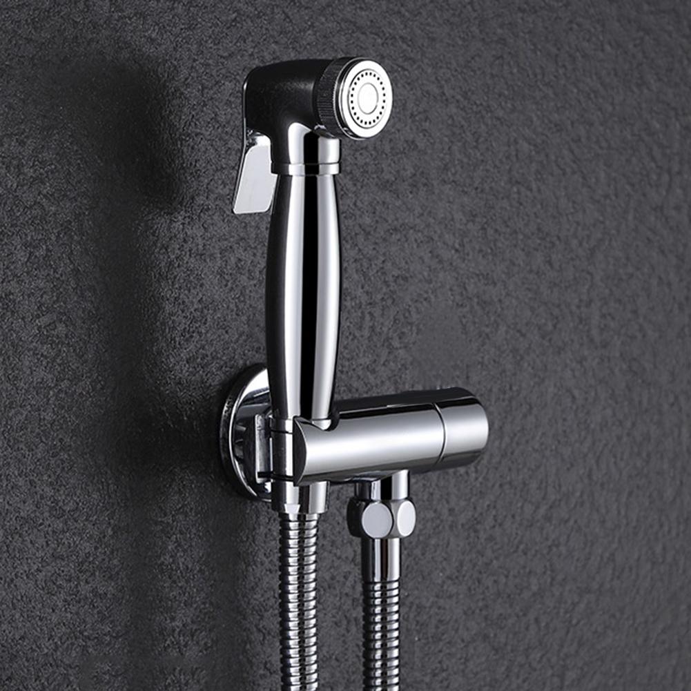 3 Way Shower Head Diverter Valve Tee Connector Shower Adapter Adjustable Arm for Toilet Closestool Bathroom Shower