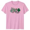 Peace Love Luck TShirt St Patricks Day Irish Holiday Gift For Him And Her