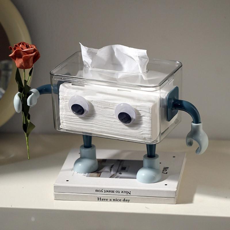 Creative Cartoon Tissue Box Funny Tissue Box Holder Modern Napkin Boxes for Living Room Decoration Accessories for Bathroom