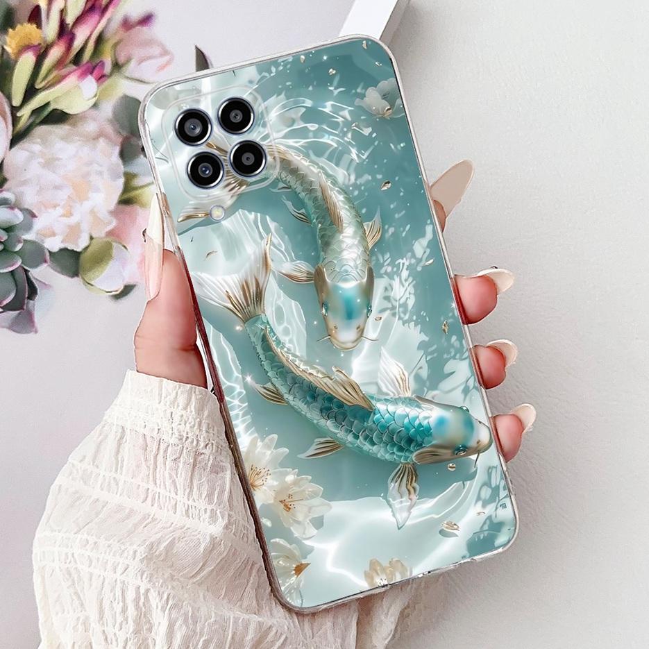 For Samsung Galaxy M33 5G Case SM-M336B New Luxury Painted Cover Soft Slim Phone Cases For Samsung M33 M 53 Galaxy M53 5G Fundas