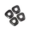For BMW X2 F39 2018- Black Wood Grain Inner Door Lock Down Bolt Ring Trim