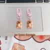 Capybara White Resin Cartoon Keychain - Small Pendant and Bag/Car Accessory