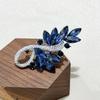 Fashion Luxury Rhinestone Personalized Crystal Brooches Women Clothing Coat Accessries Gifts
