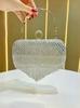 Crossborder Womens Clutch Bag With Tassel And Rhinestones For Evening Parties