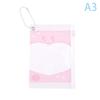 1Pcs Props Badge Storage Display Candy Bag Plastic Protective Shell Durable Card Sleeves