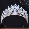 Baroque Crystal Crown for Women Tiaras Bride Wedding Dress Crown Hair Jewelry Princess Queen Party Birthday Headdress Bridal