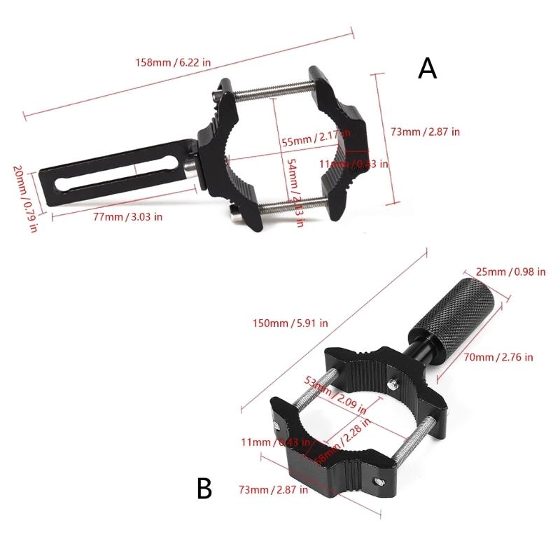Motorcycle Light Bar Mounts For 0.87-2.17Inch Roll Bar Aluminium Alloy Tube Clamp For Spots Light Fog Light Extension Bracket 2 Piece for Front End