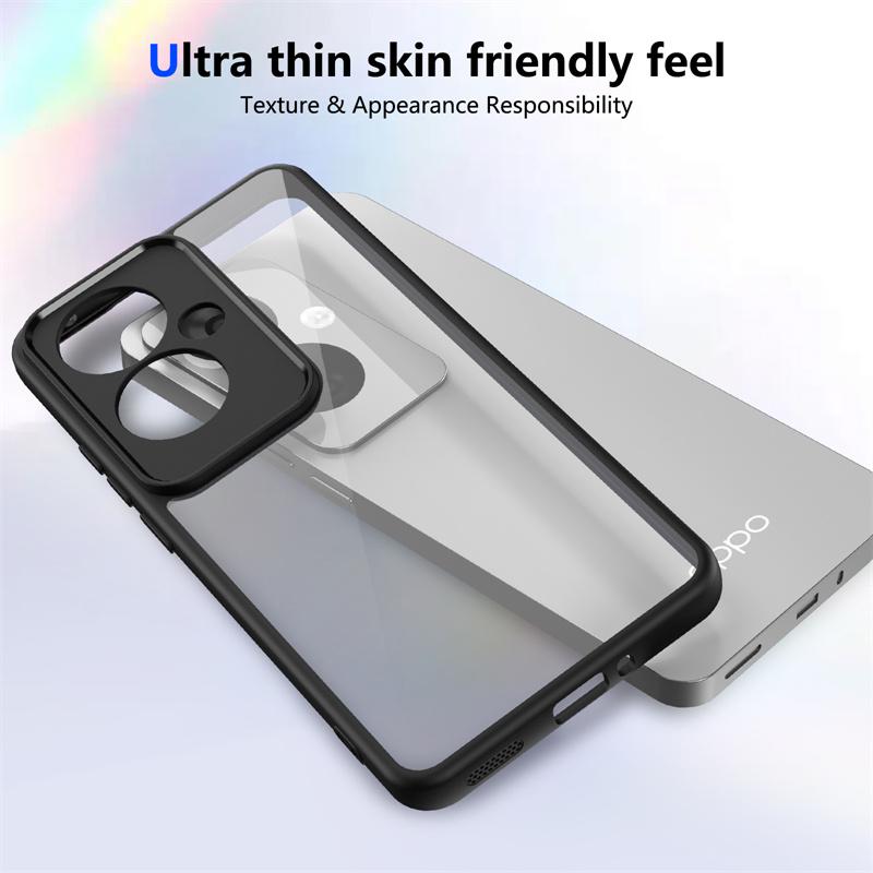 Oppo Reno11 F CPH2603 Case Plating Silicone Bumper Shockproof Clear Back Cover Hard Phone Case for Oppo Reno 11F Reno11F CPH2603