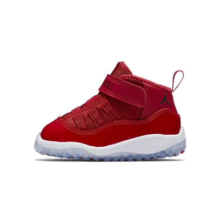 

Детские кроссовки Air Jordan 11 Retro TD Win Like 96 Red Gym-Red Black-White 378040-623