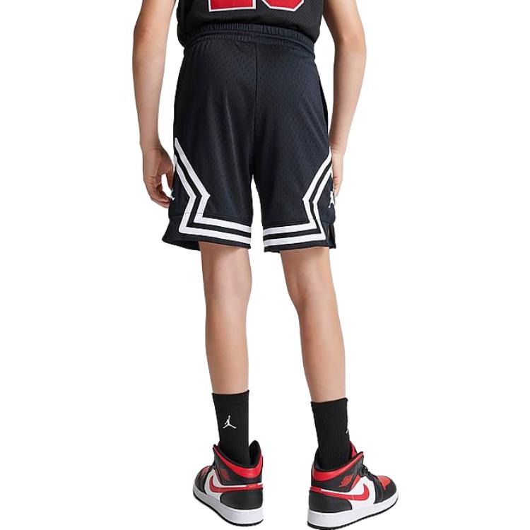 Jordan Kids  Loose Fit White Trim Shorts Kids shorts Black 95B136-023