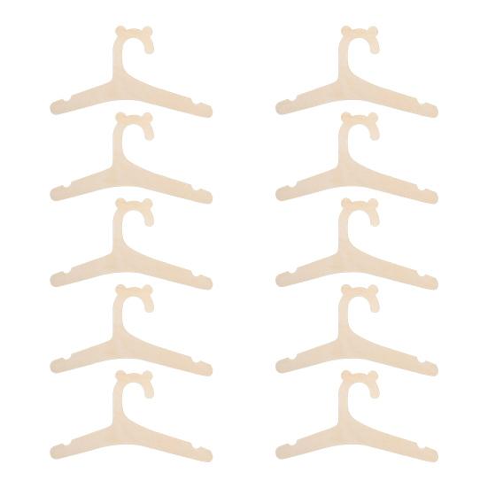 Wooden Clothes Hanger for Baby Clothes Cute Bear Ears Hanger Rack Toddlers Children Infant Hangers for Closet Coat Pants Clothing Storage