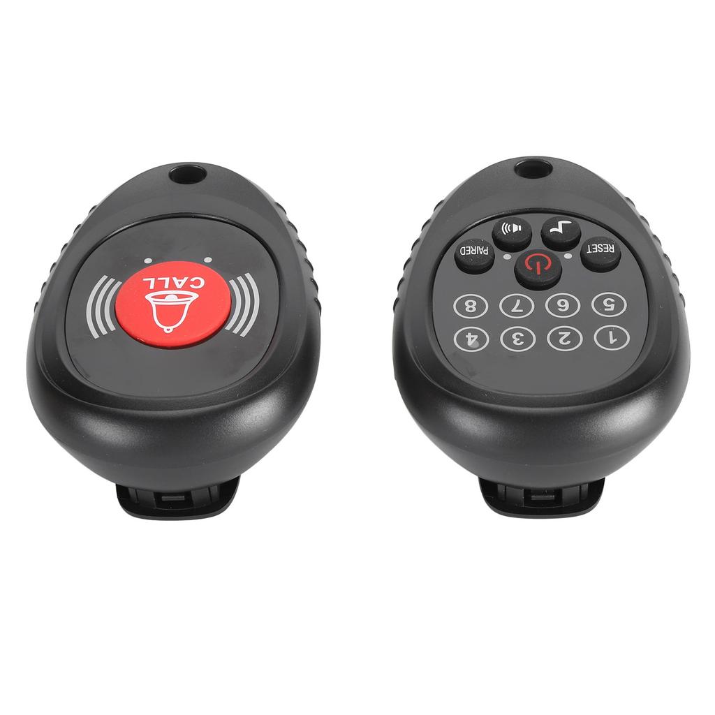 Kabelloser Pfleger-Pager Rufknopf Professionell Wiederaufladbar 3280,8 Fuß Reichweite Krankenschwester-Rufsystem für die Überwachung älterer Patienten SOS-Alarmsystem