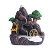 Creative Resin Backflow Incense Burner: Mountain Stream Sandalwood & Agarwood Home Decor.