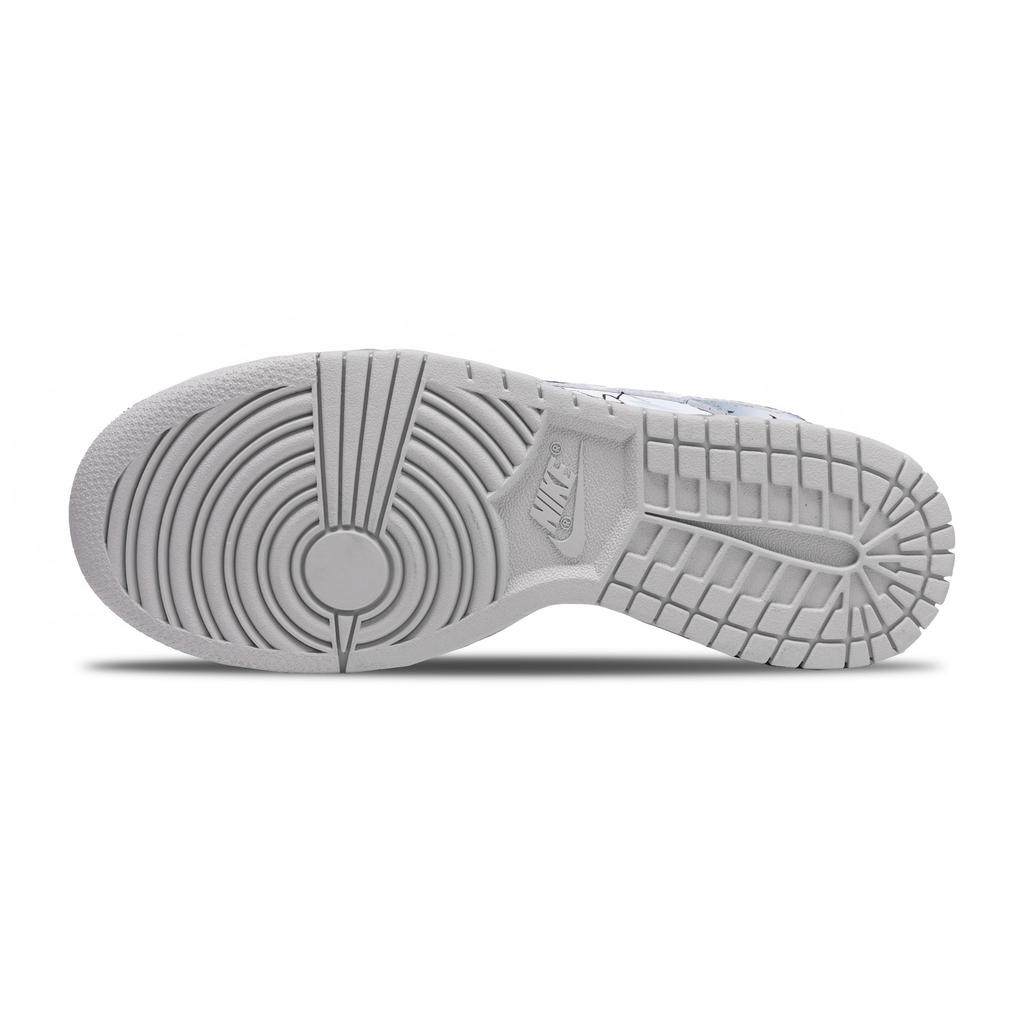 Nike Dunk Kawa Slip Resistant Low top Skateboard Shoes Men's White Blue DD1391-103(Team1068-)