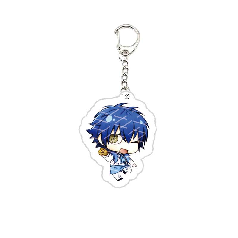 

Acrylic DRAMAtical Murder Noiz Seragaki Aoba Clear Virus KeyChain Key Ring DMMD Pendant Chain Key Ring Fans Gift