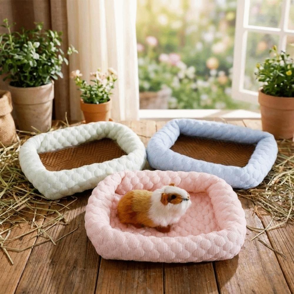 Breathable Rabbits Cooling Cushion Detachable Small Pet Nest Puppy Mattresses  Summer