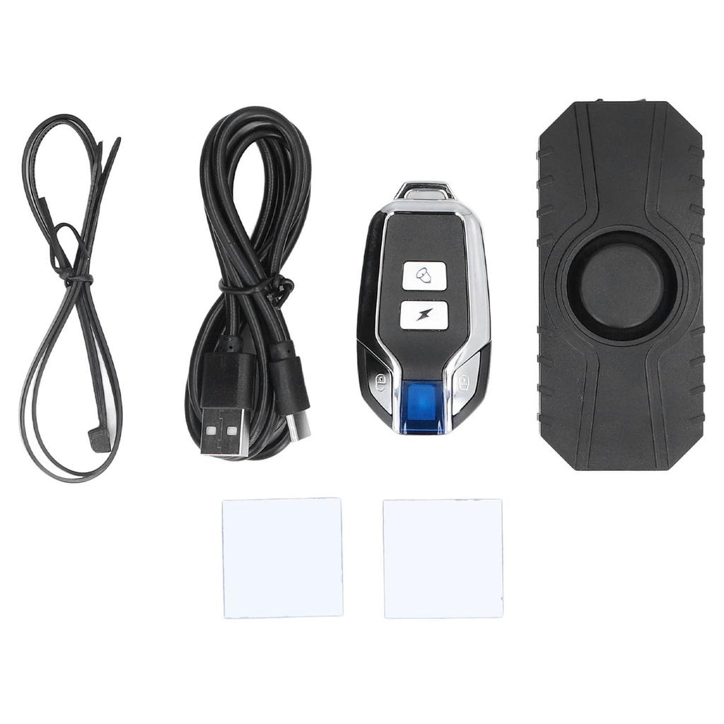 Bike Alarm Wireless Vibration Motion Sensor Waterproof Motorcycle Alarm Remote Electric Bicycle