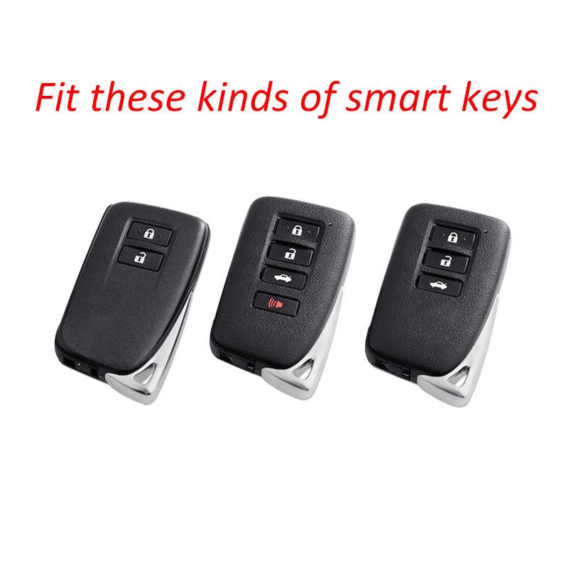 Lexus Smart Series Carbon Fiber Silicone Remote Key Cover