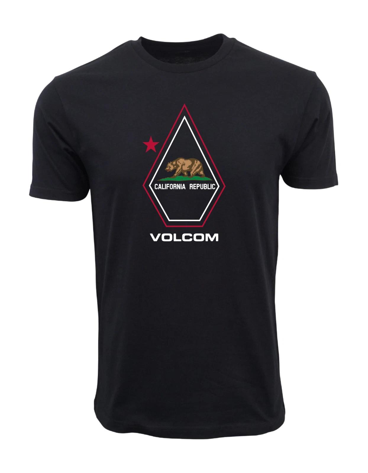 VOLCOM S MENS PREMIUM CALIFORNIA BEAR T SHIRT S