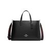 COACH Logan Pebbled Leather Shoulder Bag, Crossbody Bag, Handbag Large Women's Black CH251-SVA47