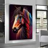 Animal Horse Beautiful Posters and Prints Abstract Canvas Painting Horse Wall Art Pictures for Home Living Room Decoration