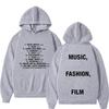 Album Music Film Tour Print Hoodie Men Women Fashion Sweatshirts Winter Loose Casual Hip-hop Pullover