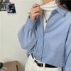 Women's Corduroy Lantern Sleeve Loose Shirt Jacket - 2022 Spring/Autumn Collection