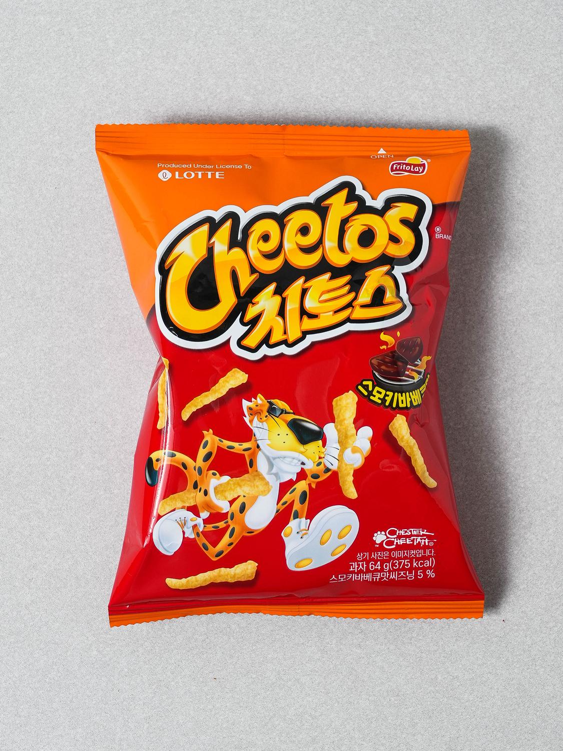Lotte Cheetos Smoky BBQ Flavor Snack 64g 1ea