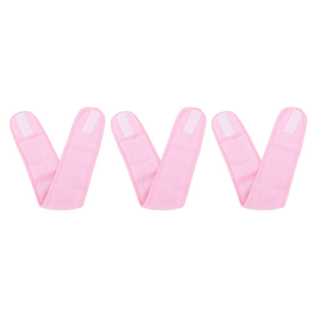 3pcs Forehead Pads for Eyelash Extension Japanese Style Lash Extension Headband Wrap Soft Makeup Hairband for Beauty