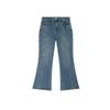 2026 Plus Size Retro Patchwork Flare Jeans for Women - Double Heaven Collection (YC386)