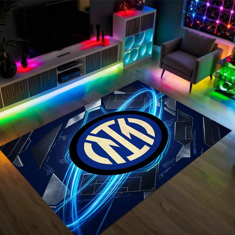 Borussia Dortmund Design Crystal Velvet Carpet Cozy Non?Slip Printed Rug For Bedroom Living Room Entrance