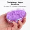 1pcs Mini Tangle Hair Comb Egg Shape Anti Static Soft Massage Hairbrush Glitter Travel Smoothing Brush Hair Styling Tools