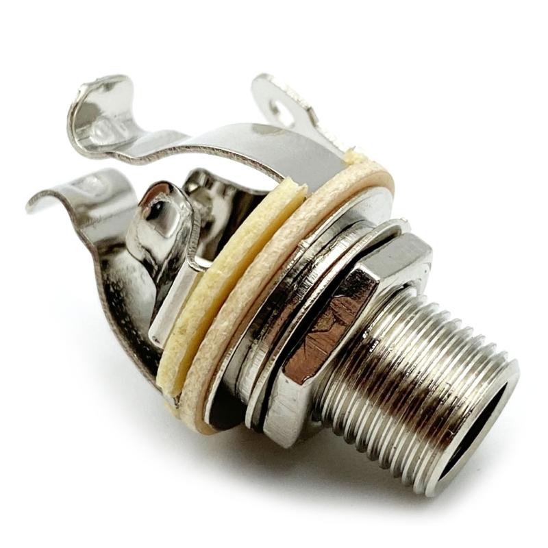 Power Socket Jacks Male Female Panel Mount Connectors Adapter Power Plug for Basses Guitars