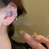 No Ear Piercings, Light Luxury Zircon Water Drop Earrings, Simple, Small and Exquisite Earrings.