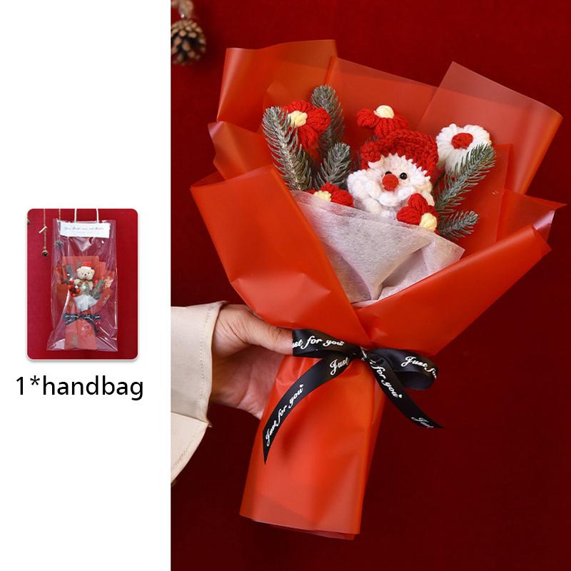 

Рождественские искусственные букеты ручной работы Креативный реквизит для фотосъемки Уникальное украшение для домашней вечеринки