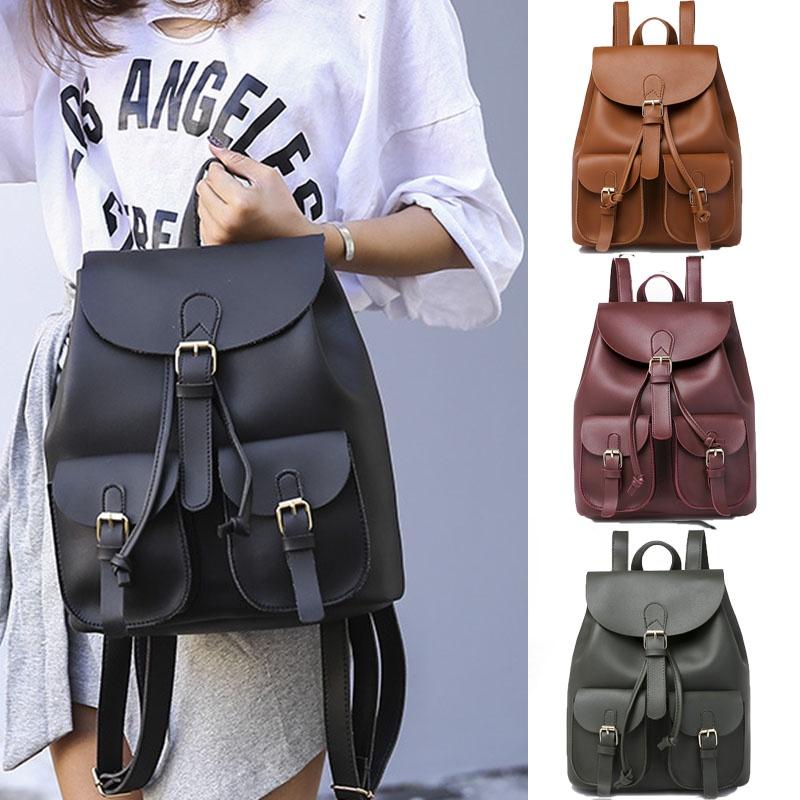 Chic Women's Pu Leather Backpack With Soft Material And Wear Resistant Design