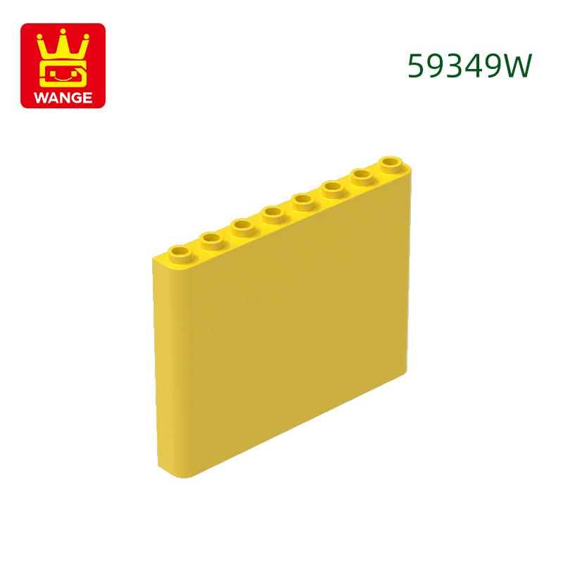 17Pcs/lot 59349 1x6x5 Houses Wall Construction Blocks MOC Accessories Works With Featuring Bricks Children Playthings Present Bo