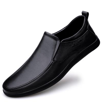 Men Causal Shoes Men Hollow Genuine Leather Fashion Loafers Shoes Male Breathable Driving Shoes Formal Business Causal Shoes