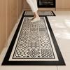 Water Absorption Floor Mat for Kitchen Long Carpet Printed Kitchen Runner Rug Entrance Doormat Living Room Tapis De Cuisine
