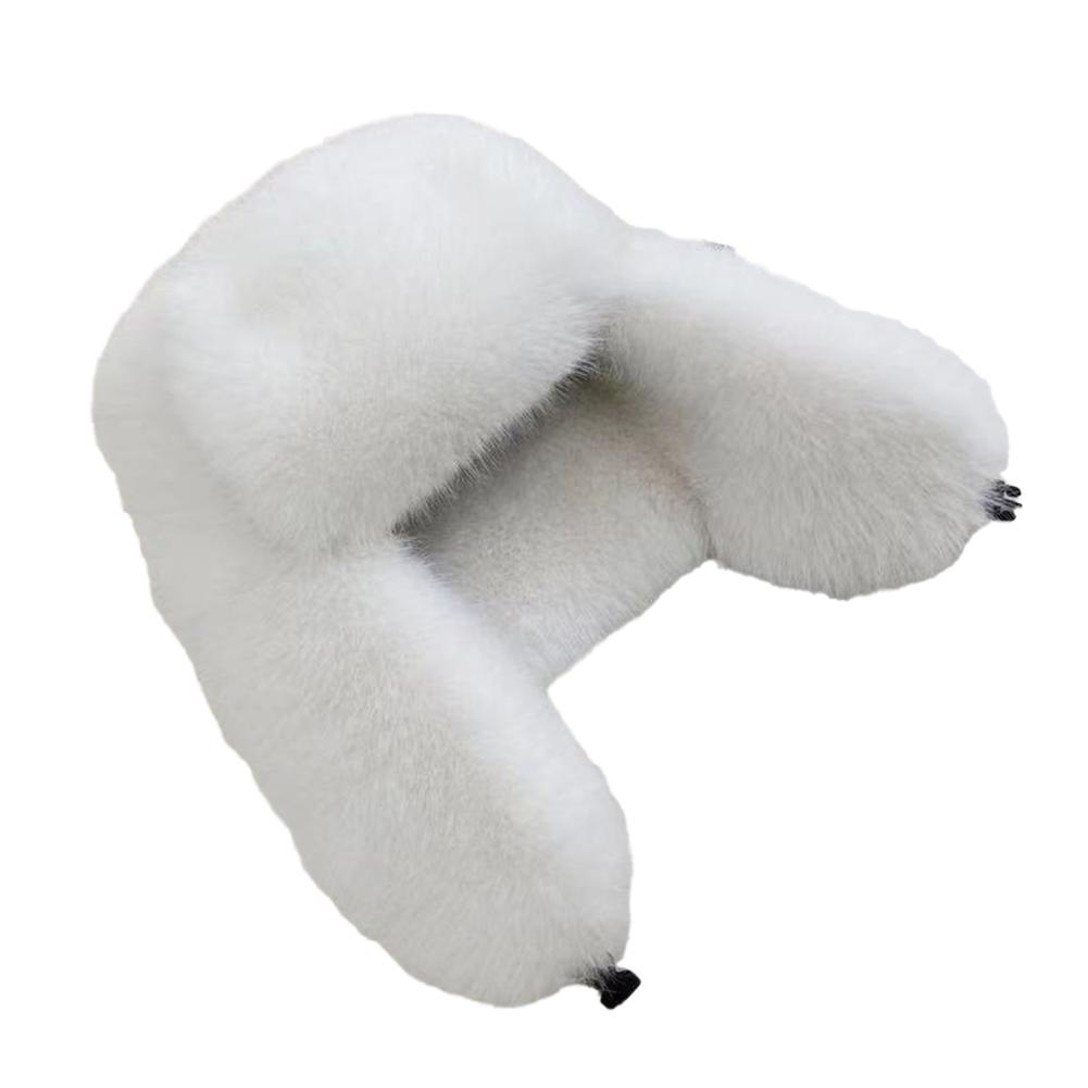 Winter Keep Warm Lei Feng Hat Outdoor Thicken Trapper Earflap Fluffy Ski Cap Beanies Pullover Caps Earflap Caps