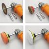 5 Pcs Angle Grinder Extension Connecting Rod, Includes 2 Pcs 100-Type Pressure Plates; M10 80mm Thread Adapter for 100-Type