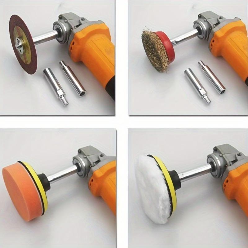 5 Pcs Angle Grinder Extension Connecting Rod, Includes 2 Pcs 100-Type Pressure Plates; M10 80mm Thread Adapter for 100-Type